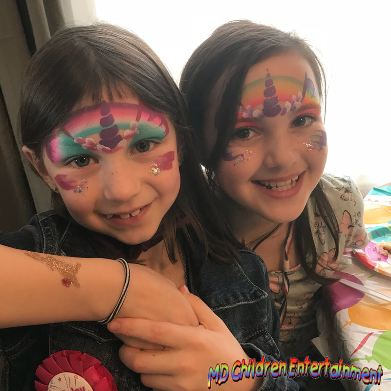 Face painting and glitter tattoos, perfect for parties! Toronto, Newmarket, Keswick, Barrie and gta!
