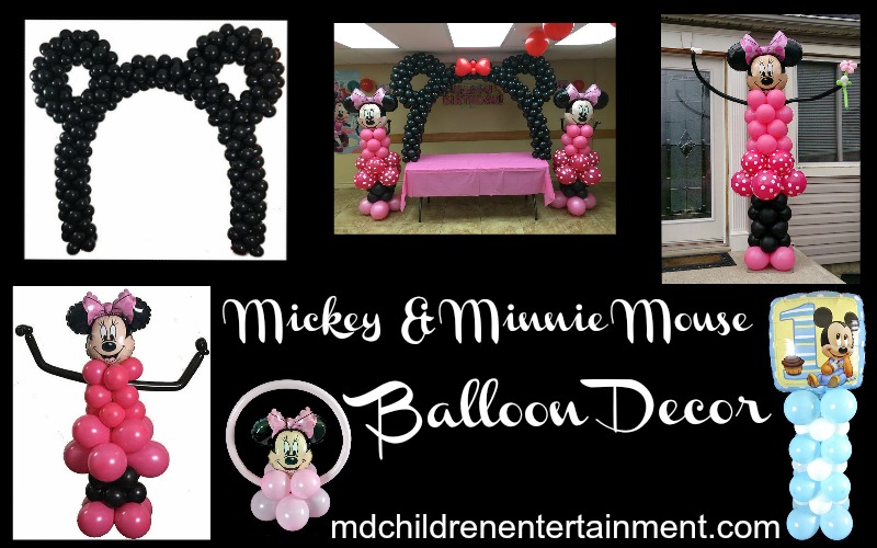 Minnie and Mickey Mouse Balloon Decorations - We deliver in Toronto and the gta!