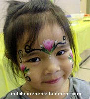 Beautiful face painting services. Toronto, Newmarket and gta.