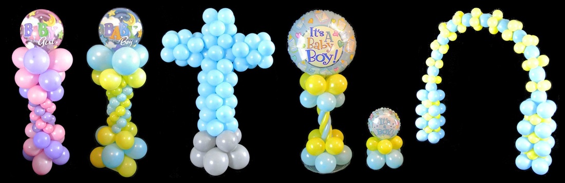 Balloon columns, arches, centerpieces and custom designs. Hire us to decorate your events. Serving Toronto, Newmarket and gta.