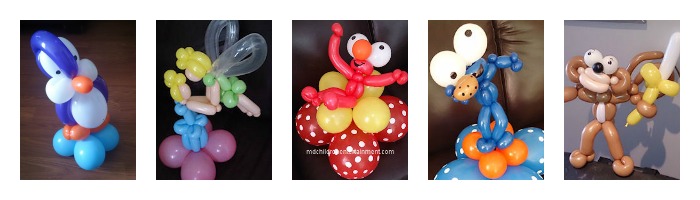 Balloon animals twisted by Balloon Twister Tanya. Attending events in Newmarket, Toronto and gta!
