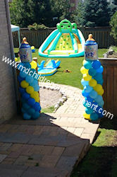 Baby Bottle Topper Balloon Columns - Toronto, Vaughan, Newmarket