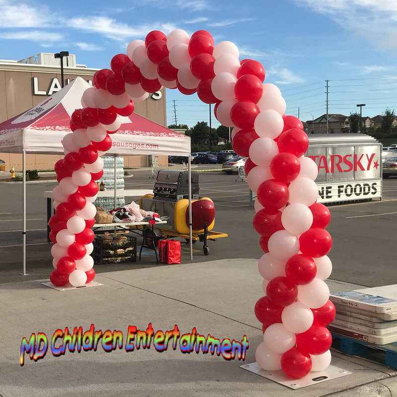 Christmas holiday balloon arch. Toronto, Aurora, Newmarket, Barrie and gta!