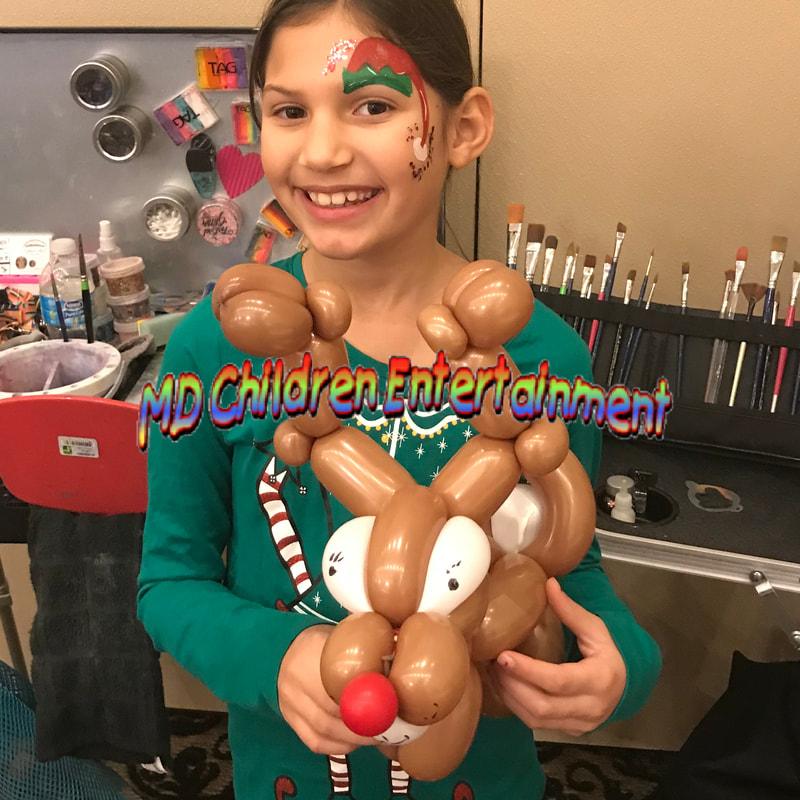 Christmas balloon artists and holiday face painters in Toronto!