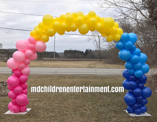 Organic balloon arch decoration delivery for Toronto and gta!