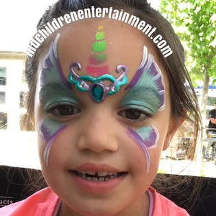 Face painting with bling! We create sparkling events in Toronto!