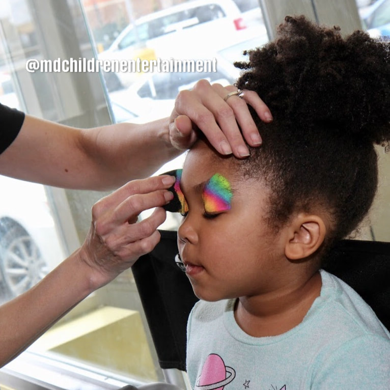 Excellent face painters available to hire! Toronto, Brampton, Newmarket, Vaughan and gta!