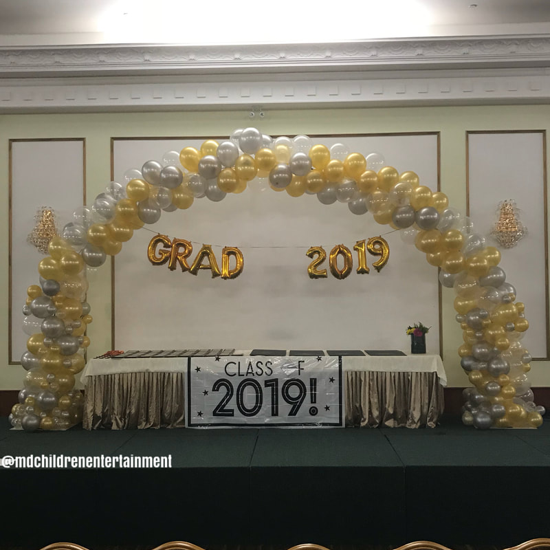 Graduation balloon arch in Markham, Ontario!